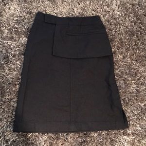 Gray Skirt with Pocket